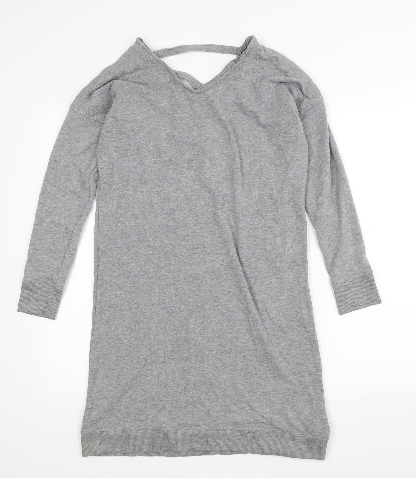 Preworn Womens Grey   T-Shirt Dress  Size S