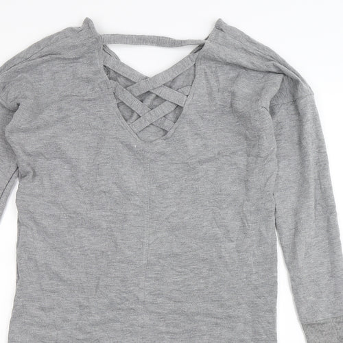 Preworn Womens Grey   T-Shirt Dress  Size S
