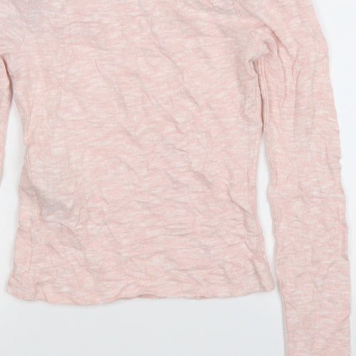 FOREVER 21 Womens Pink  Knit Pullover Jumper Size S