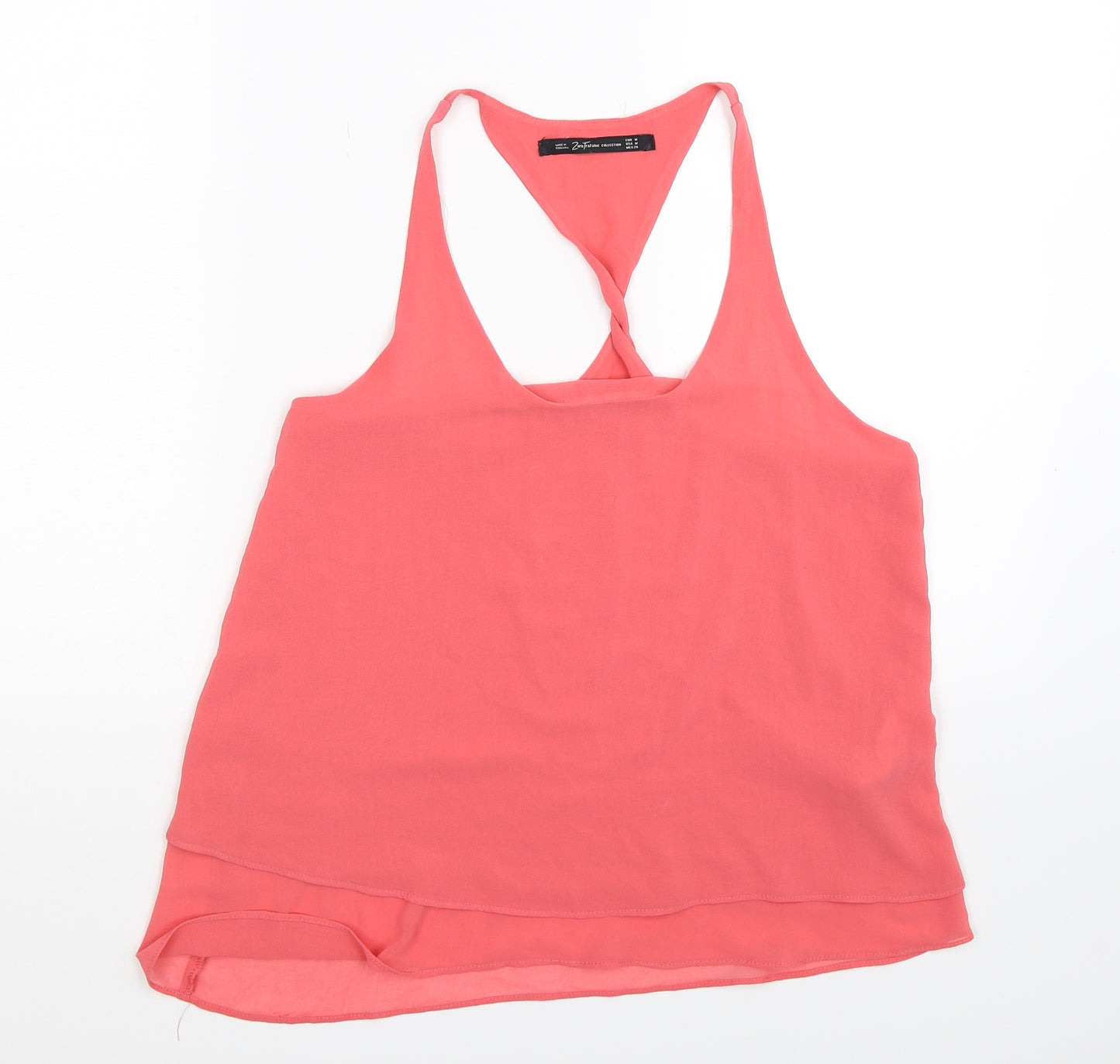 Zara Womens Pink   Basic Tank Size S