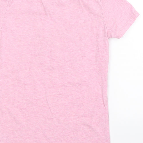 University of Leeds Womens Pink   Basic T-Shirt Size XS