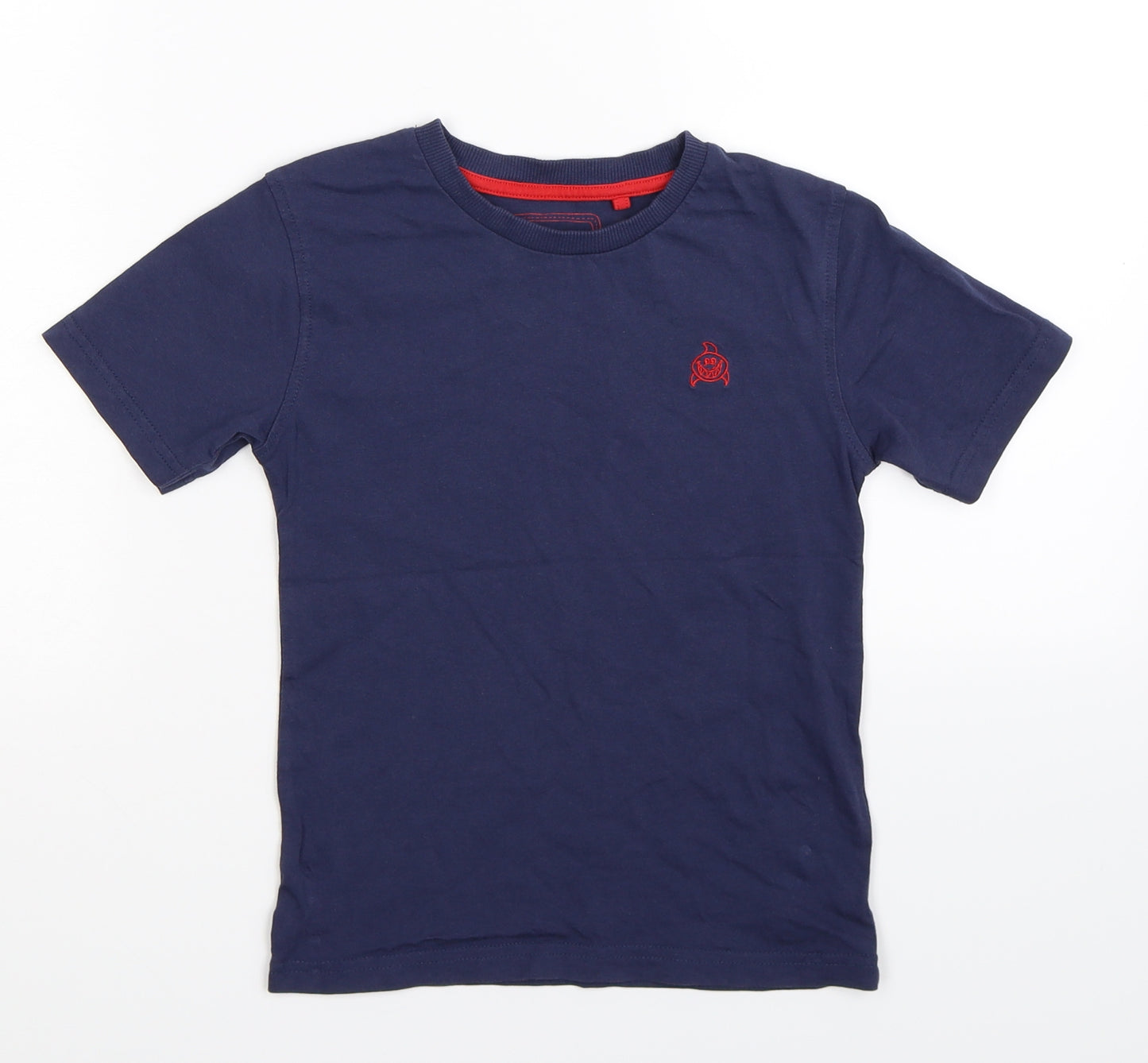 Blue Zoo Boys Blue   Basic T-Shirt Size 5-6 Years
