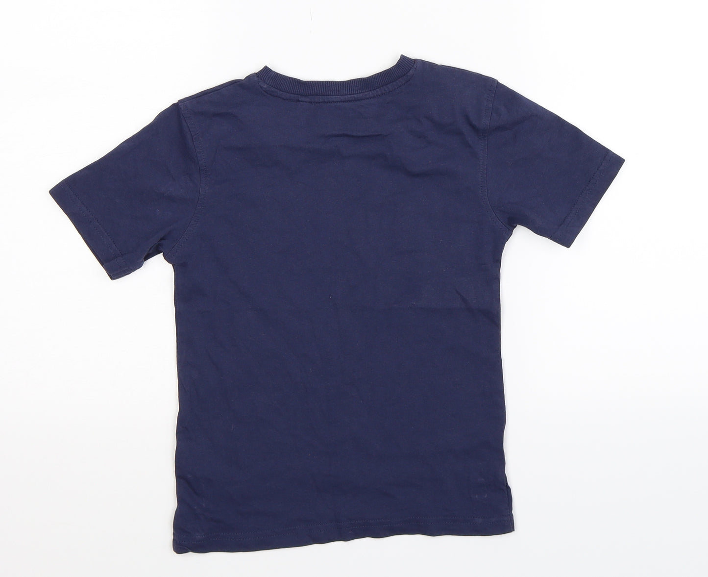 Blue Zoo Boys Blue   Basic T-Shirt Size 5-6 Years