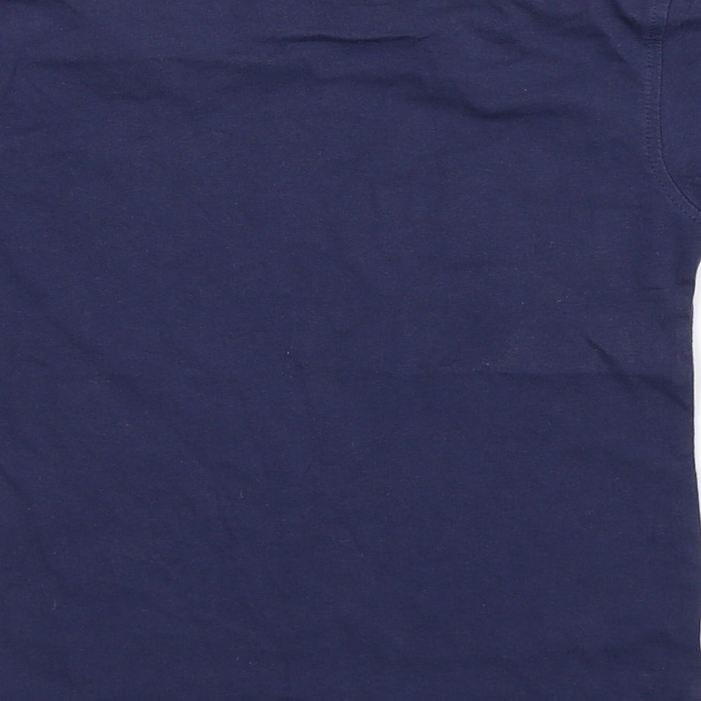 Blue Zoo Boys Blue   Basic T-Shirt Size 5-6 Years