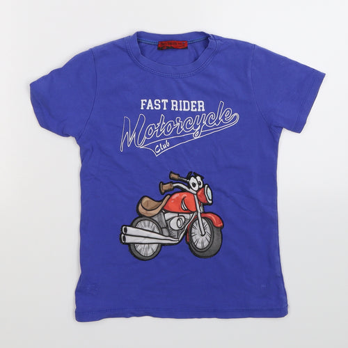 Ben Nevis Boys Blue   Basic T-Shirt Size 6 Years