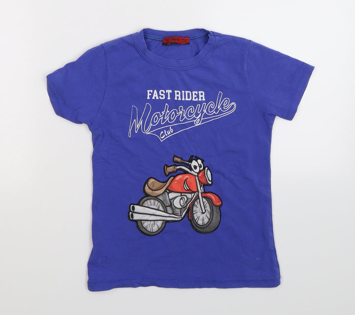 Ben Nevis Boys Blue Basic T-Shirt Size 6 Years