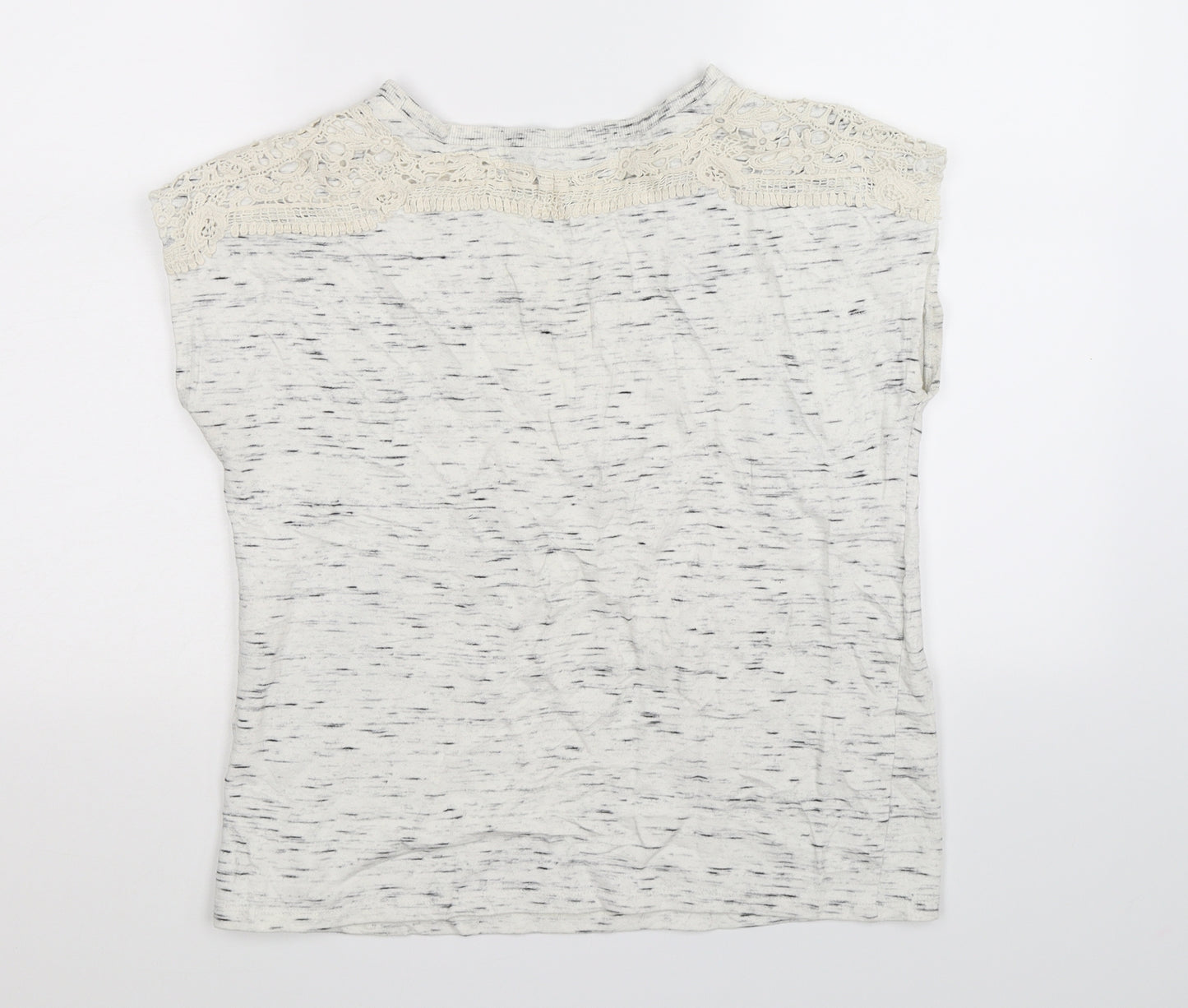 Cynthia Rowley Womens White   Basic T-Shirt Size S