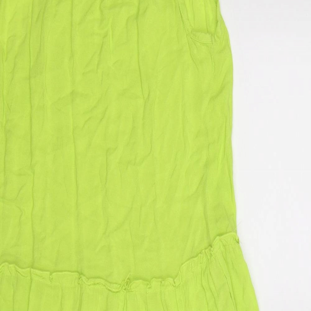 Papaya Womens Green   Tank Dress  Size 10