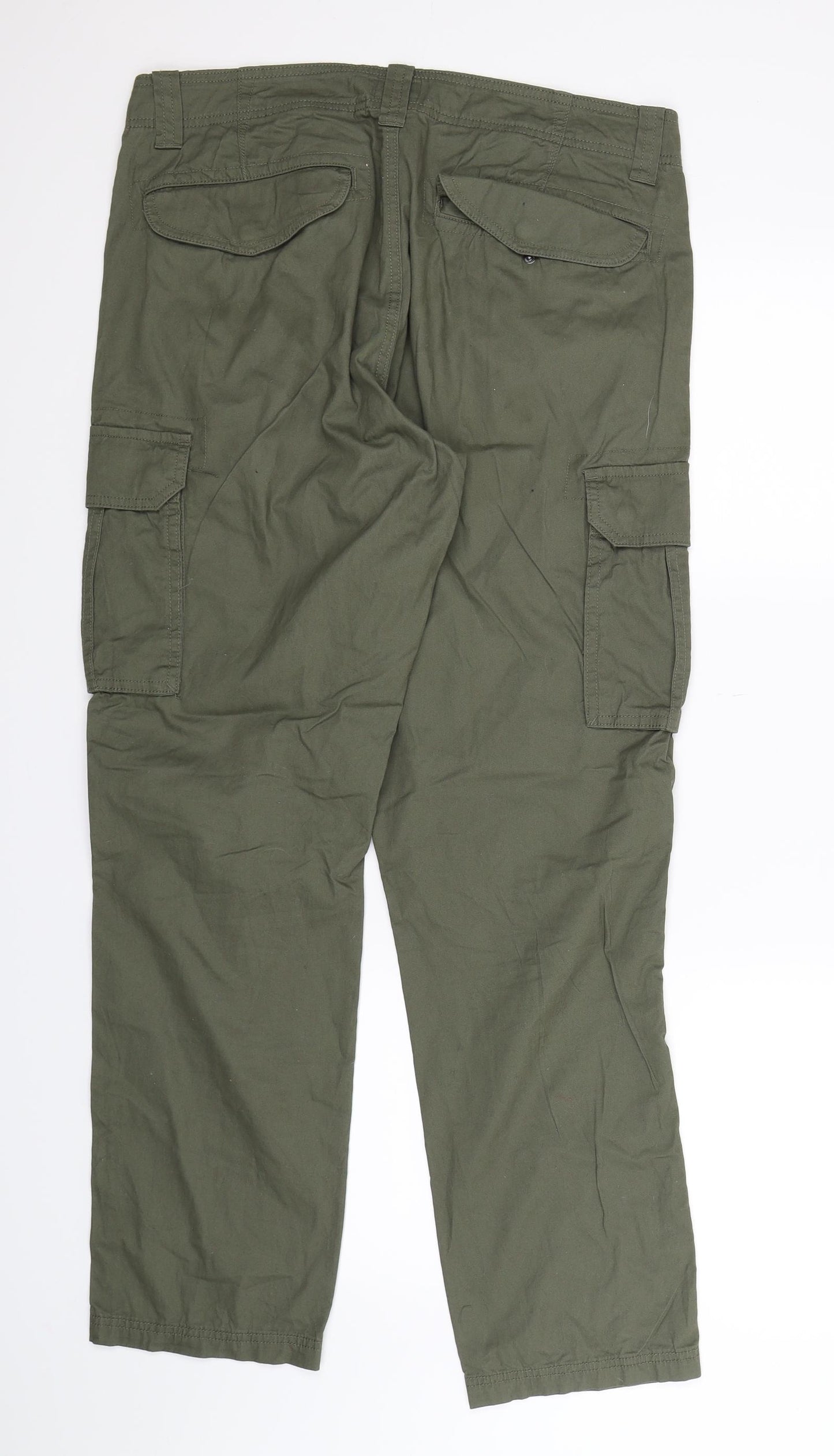 Easy Mens Grey   Cargo Trousers Size 34 L31 in