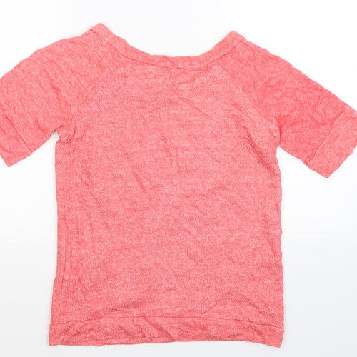 Electric Pink Womens Pink   Basic T-Shirt Size XS