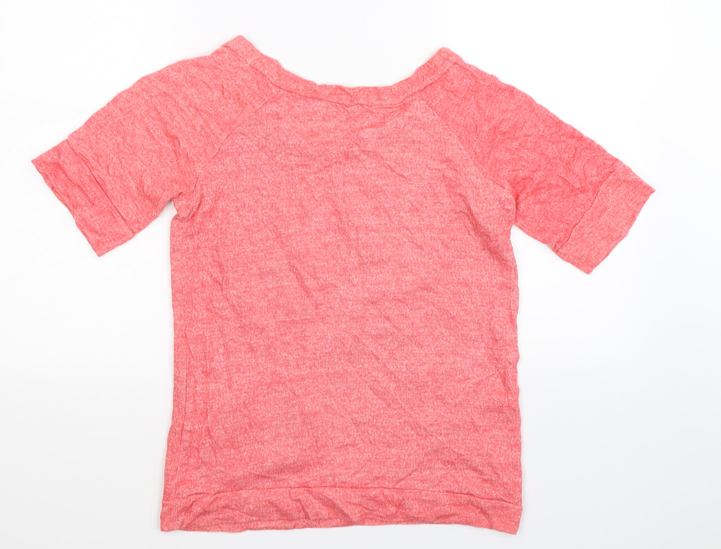 Electric Pink Womens Pink   Basic T-Shirt Size XS