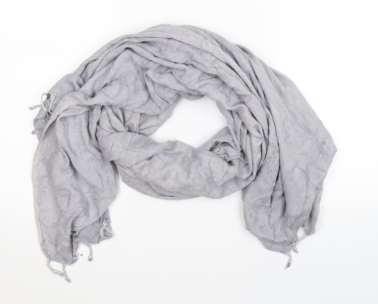 Preworn Womens Grey  Knit  Scarf