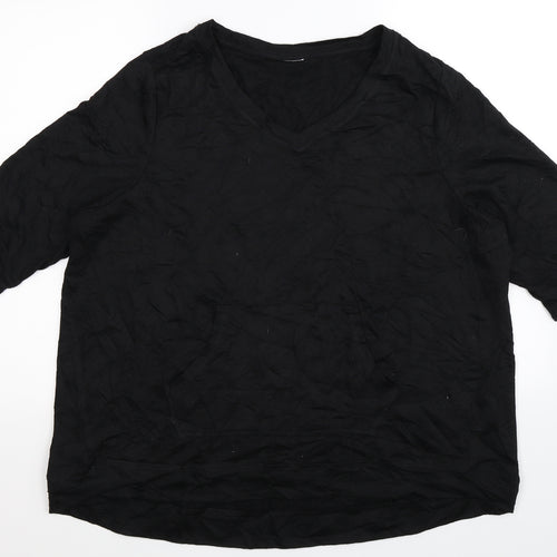 Preworn Womens Black   Pullover Sweatshirt Size 2XL
