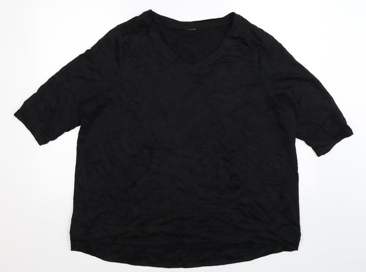 Preworn Womens Black   Pullover Sweatshirt Size 2XL