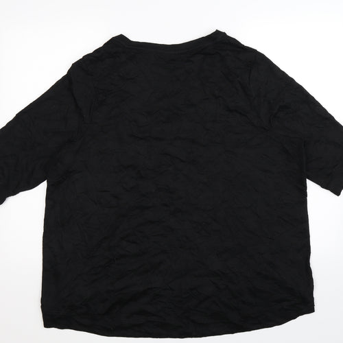 Preworn Womens Black   Pullover Sweatshirt Size 2XL