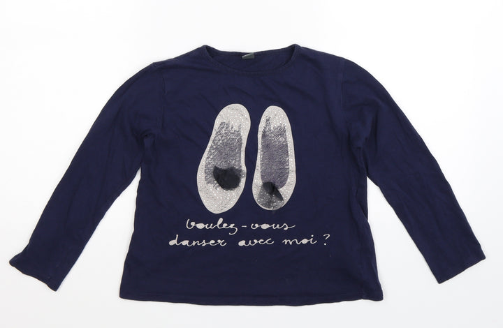 Zara Boys Blue Basic T-Shirt Size 11-12 Years