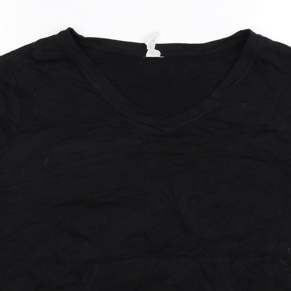 Preworn Womens Black   Pullover Sweatshirt Size 20