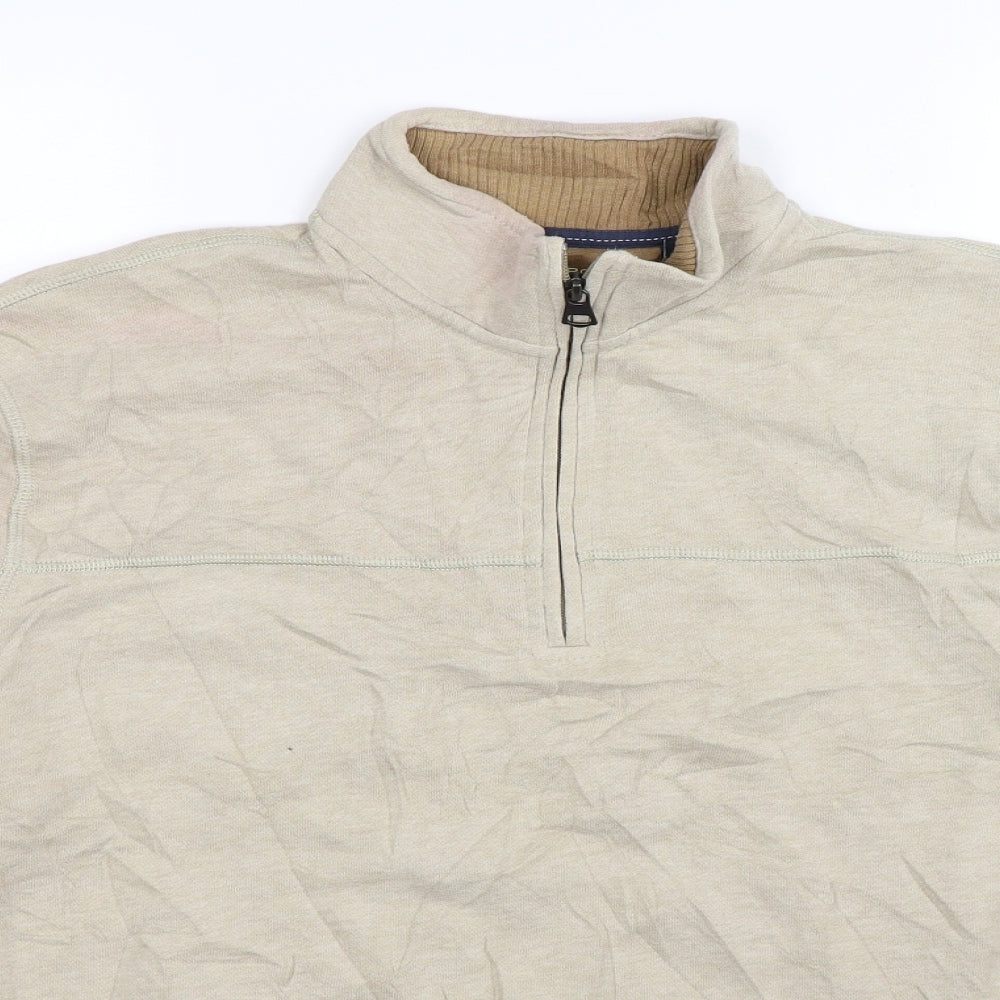 Arrow Mens Beige   Pullover Sweatshirt Size L