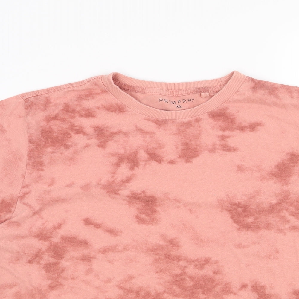 Primark Womens Orange   Basic T-Shirt Size XS