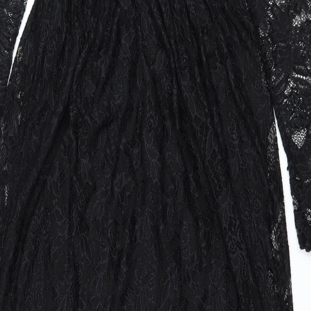 Preworn Womens Black   Ball Gown  Size 12