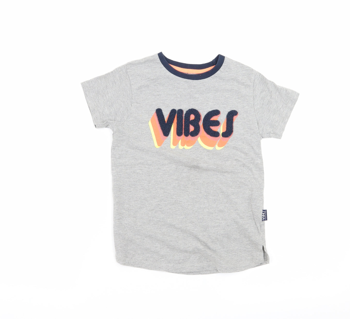 Primark Boys Grey   Basic T-Shirt Size 5-6 Years