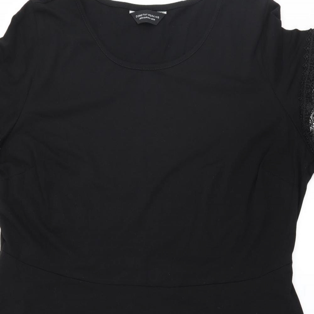 Dorothy Perkins Womens Black   A-Line  Size 26