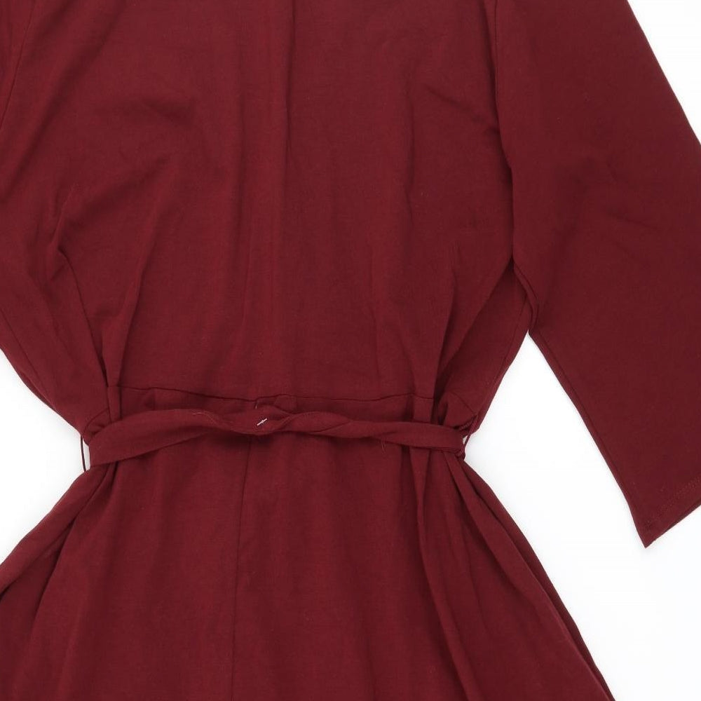 Dorothy Perkins Womens Red   Wrap Dress  Size 26