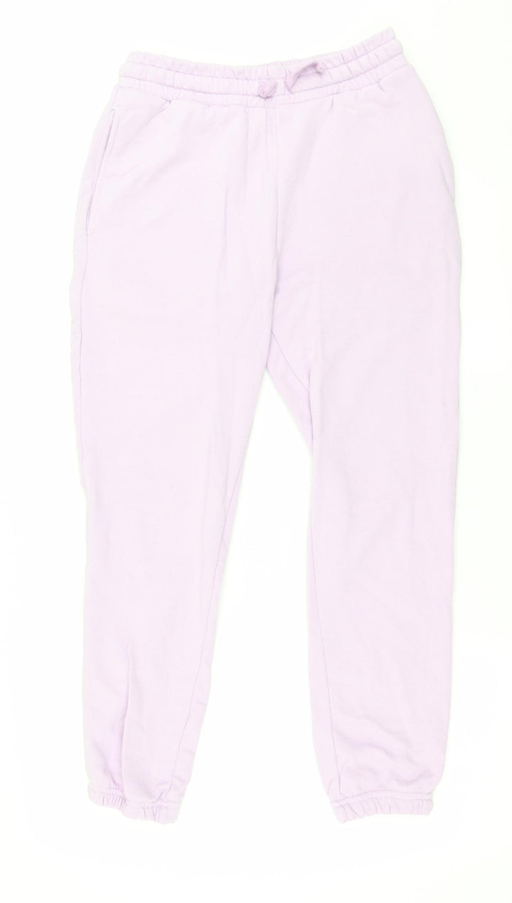 Pull&Bear Womens Pink Sweatpants Trousers Size L L24 in