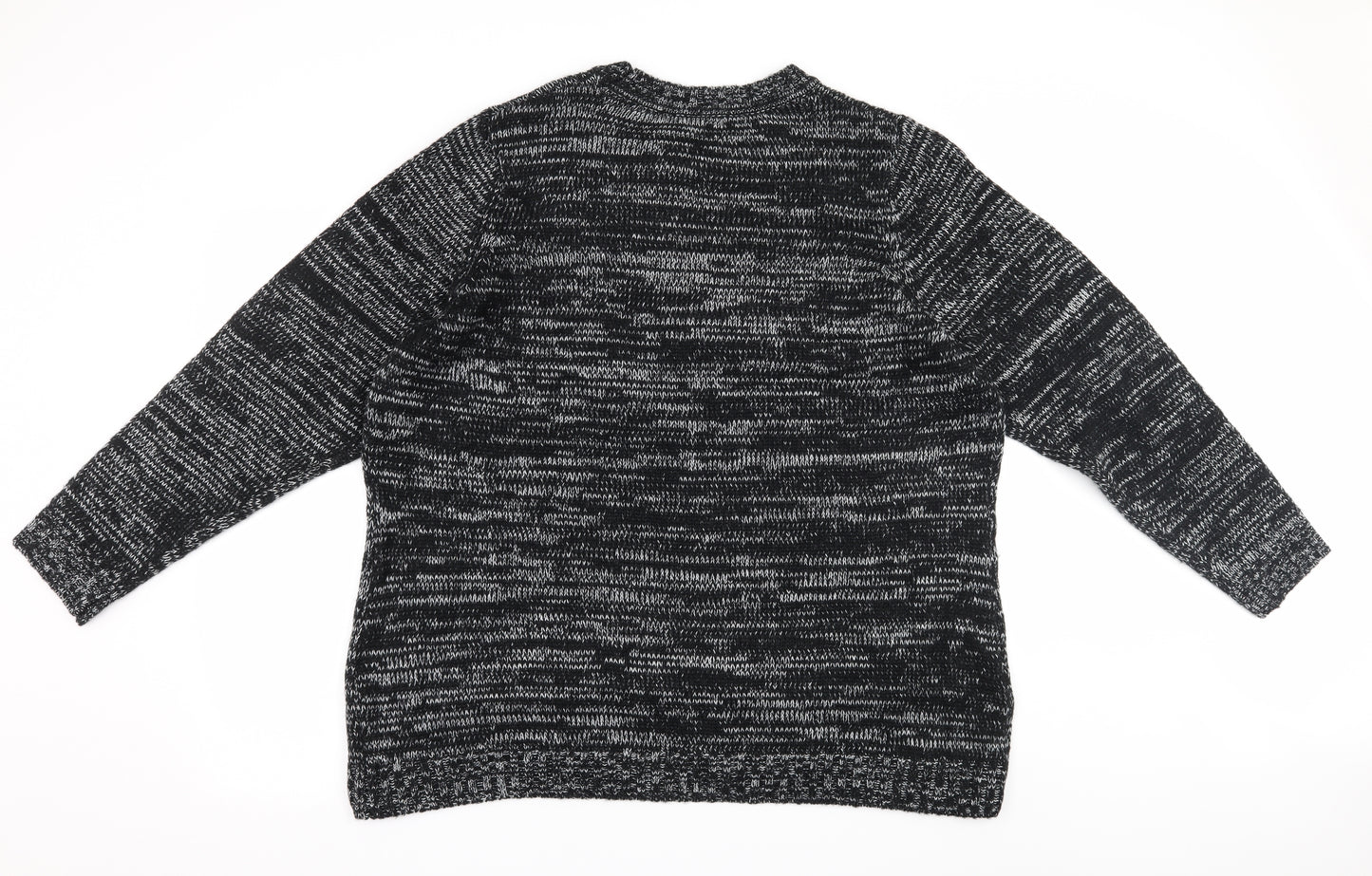 Bonmarché Womens Black   Pullover Jumper Size XL  - Christmas Jumper