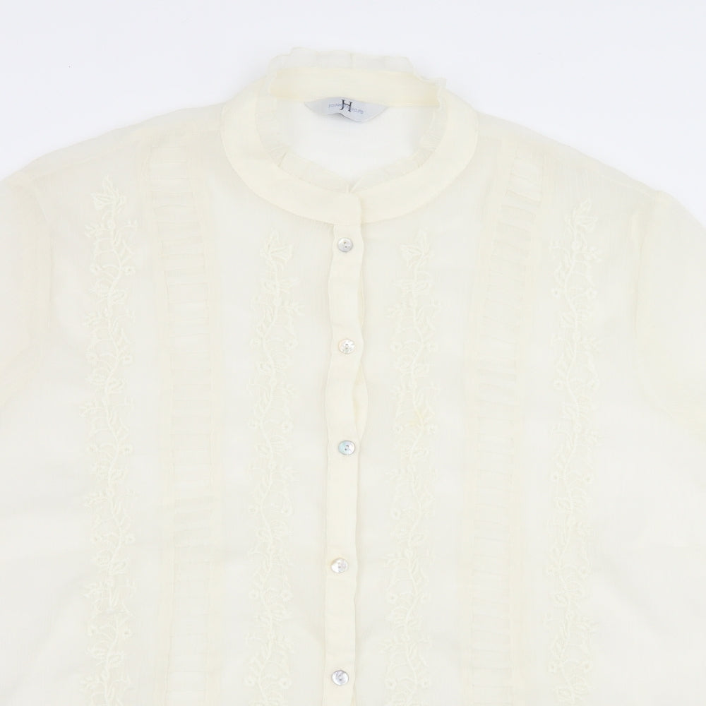 Joanna Hope Womens White   Basic Blouse Size 26