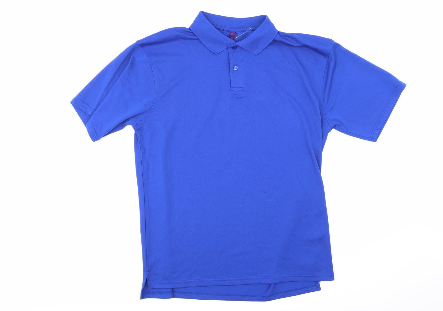 Henbury Womens Blue   Basic Polo Size XL