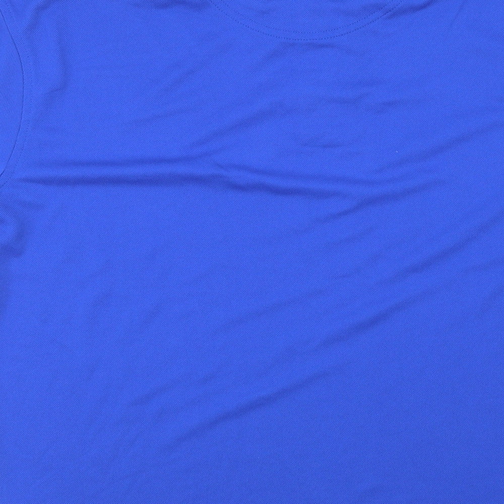 Henbury Womens Blue   Basic Polo Size XL