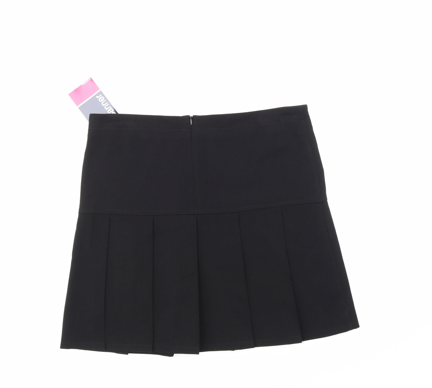 Banner Womens Black   Pleated Skirt Size 34 in