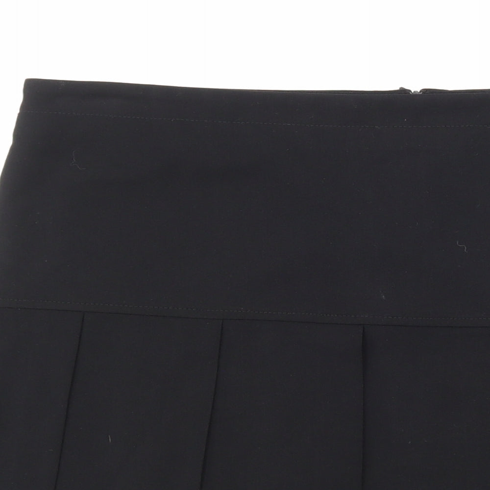 Banner Womens Black   Pleated Skirt Size 34 in