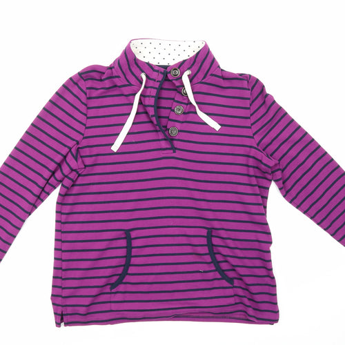 Bm Casual Womens Multicoloured Striped  Pullover Jumper Size M