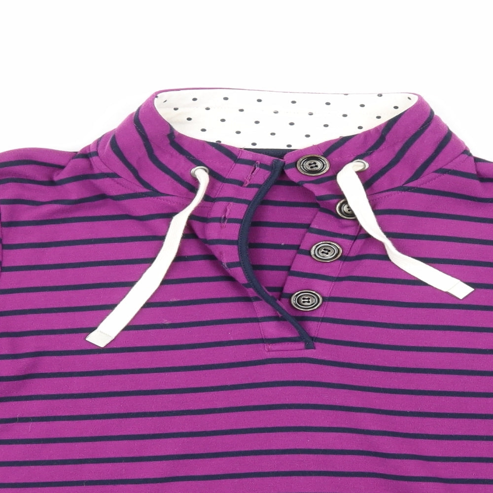 Bm Casual Womens Multicoloured Striped  Pullover Jumper Size M