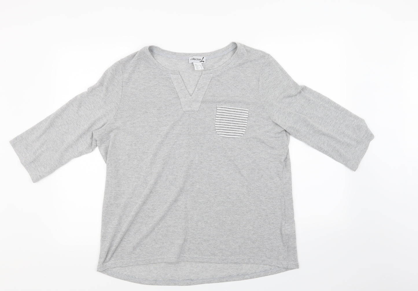 Collection L Womens Grey   Pullover Jumper Size 20