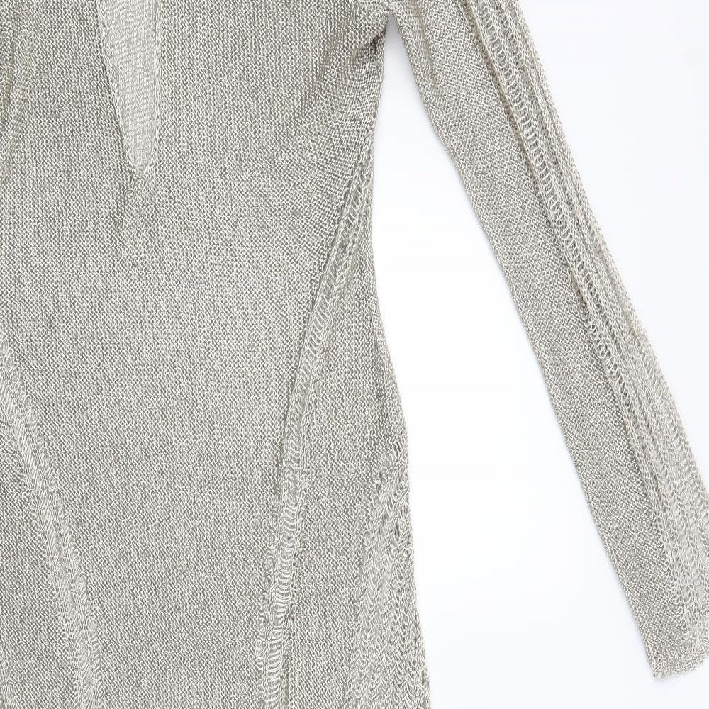 Boohoo Womens Gold   A-Line  Size 14