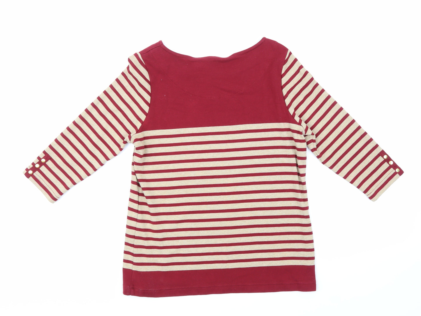 DASH Womens Multicoloured Striped  Pullover Jumper Size 14