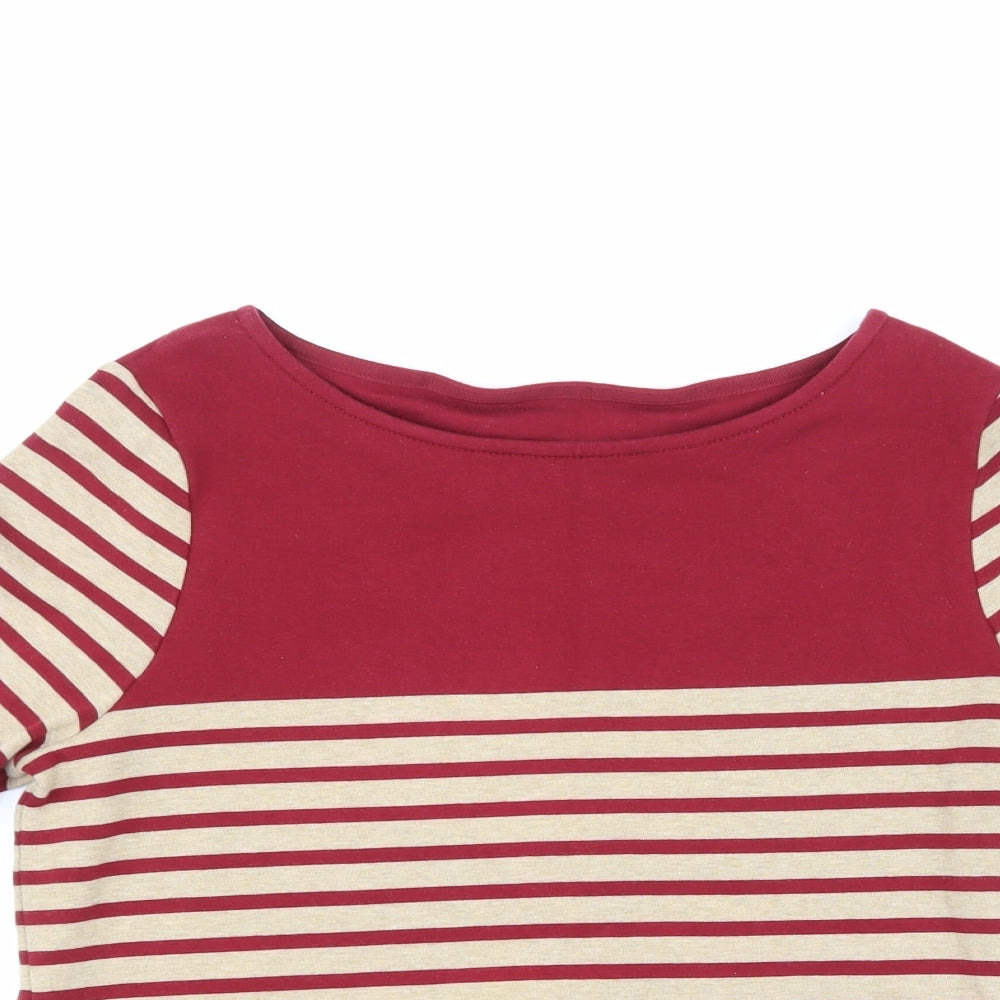 DASH Womens Multicoloured Striped  Pullover Jumper Size 14