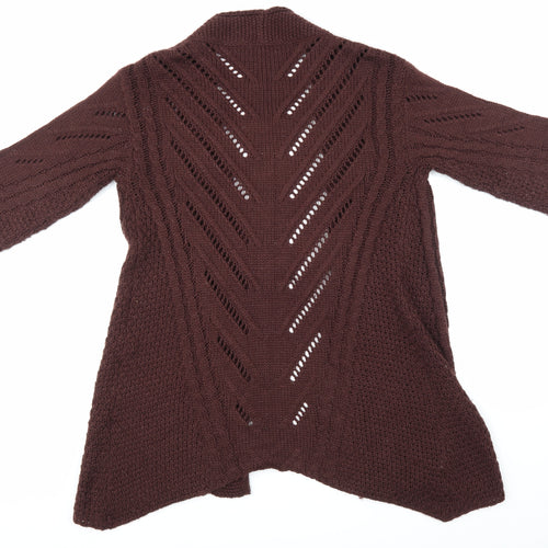 Bohemian Womens Brown Argyle/Diamond  Cardigan Jumper
