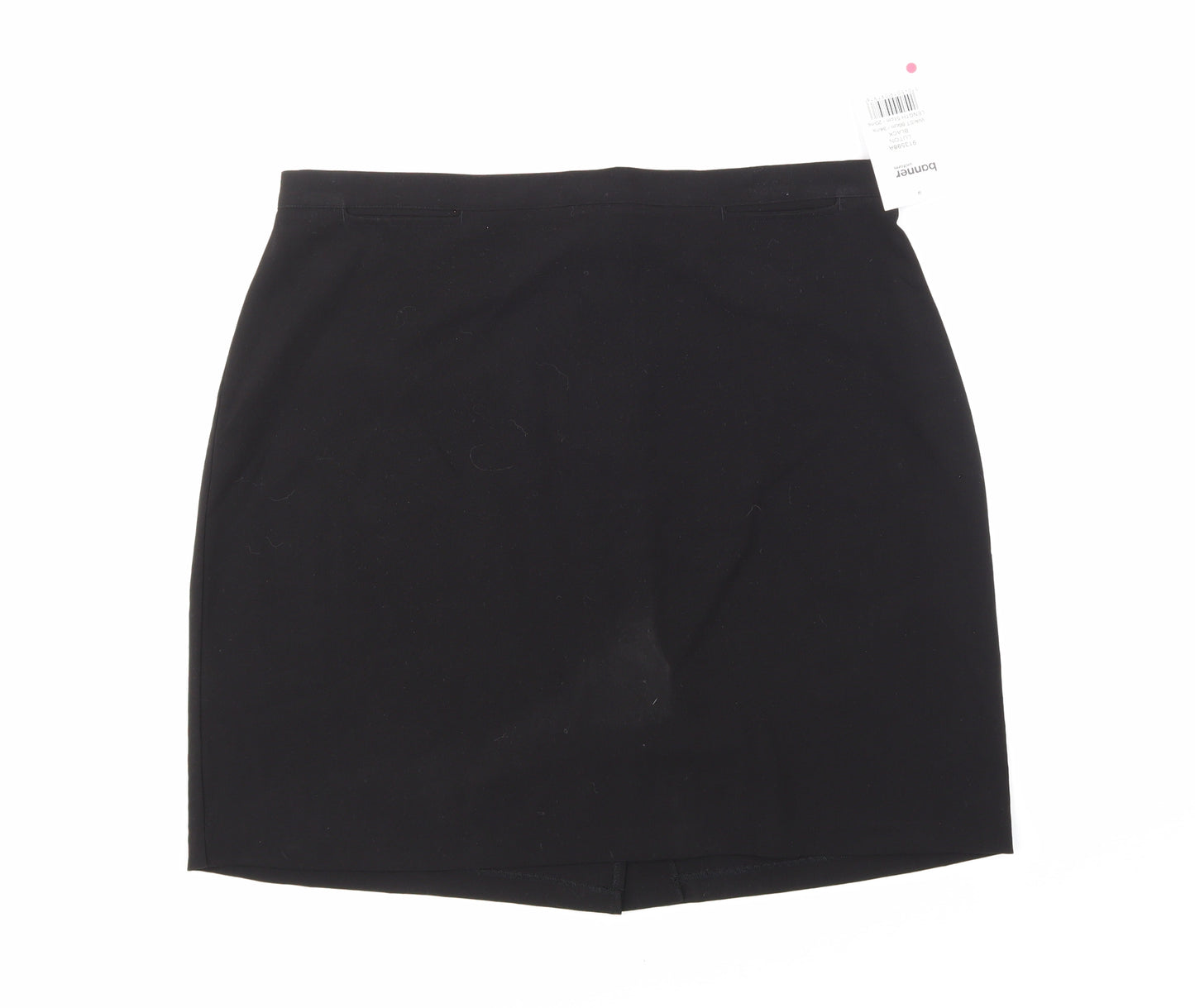 Banner Womens Black   A-Line Skirt Size 34 in
