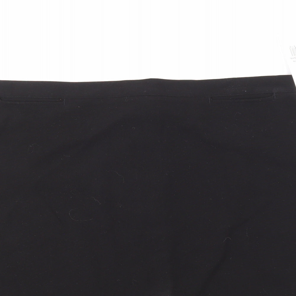 Banner Womens Black   A-Line Skirt Size 34 in