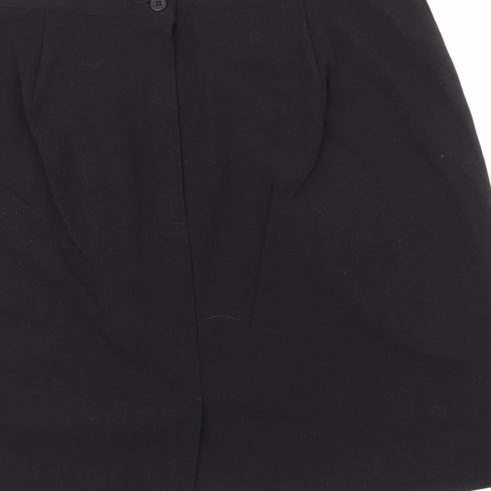 Banner Womens Black   A-Line Skirt Size 34 in