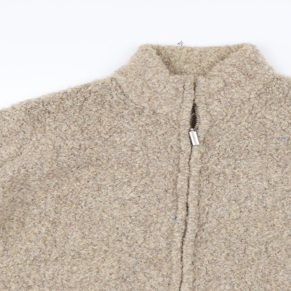 EWM Womens Beige   Cardigan Jumper Size M