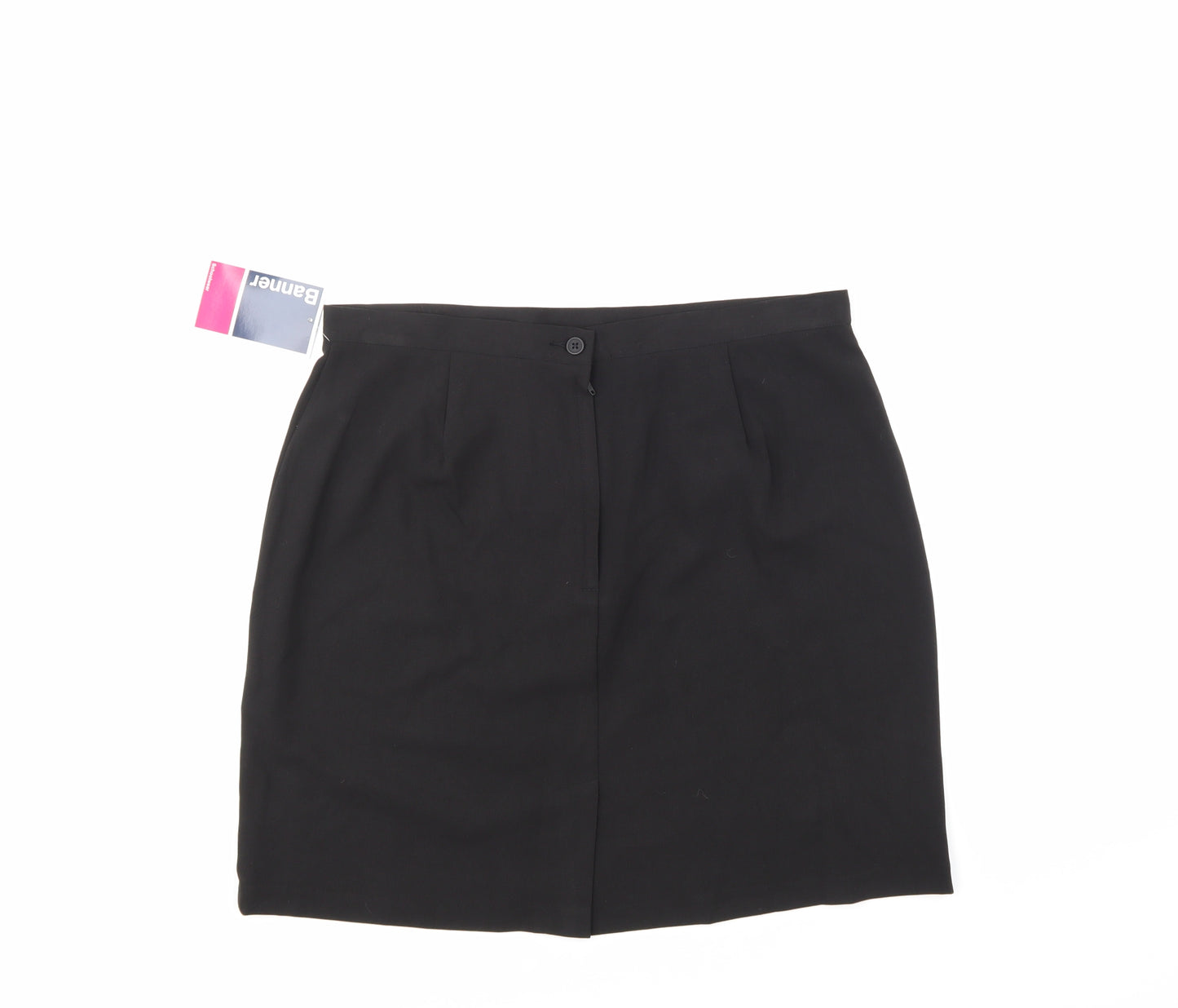 Banner Womens Black   A-Line Skirt Size 34 in