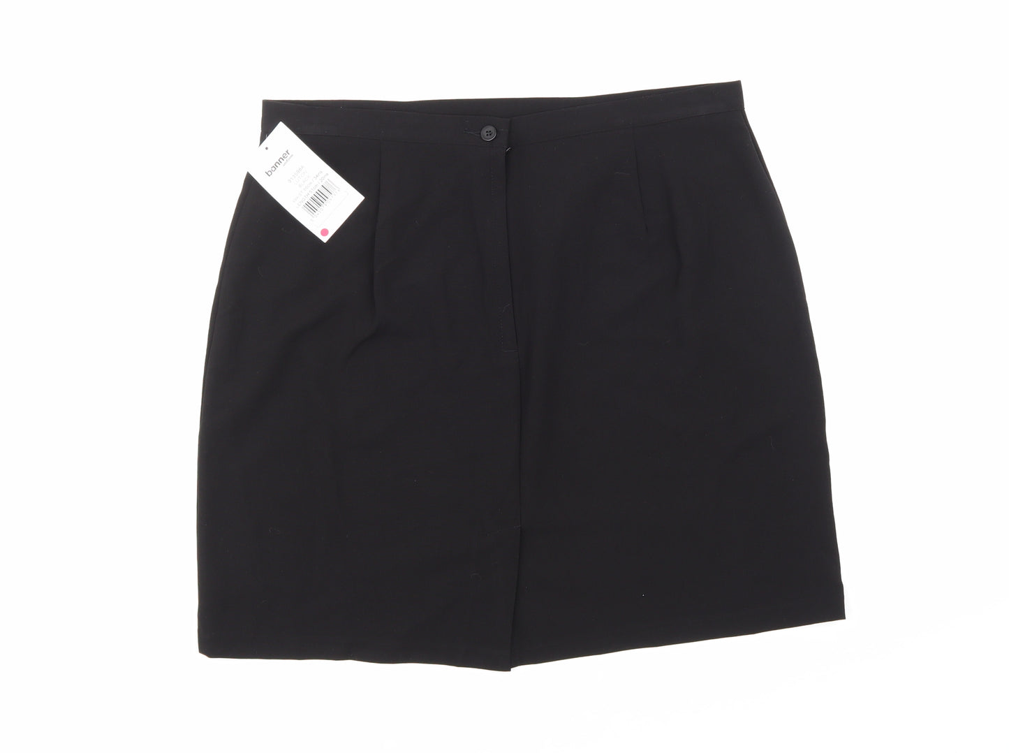 Banner Womens Black   A-Line Skirt Size 34 in