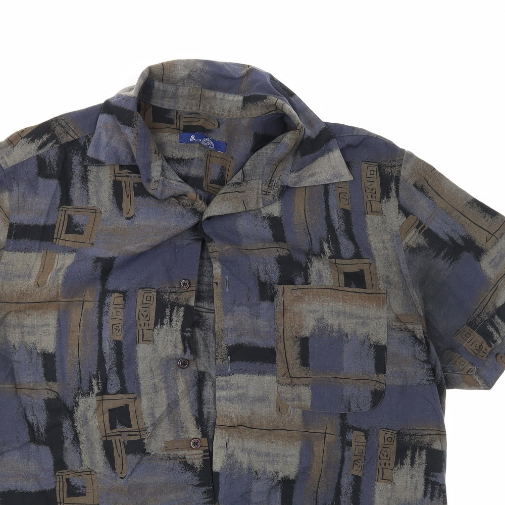 BHS Mens Multicoloured    Button-Up Size M