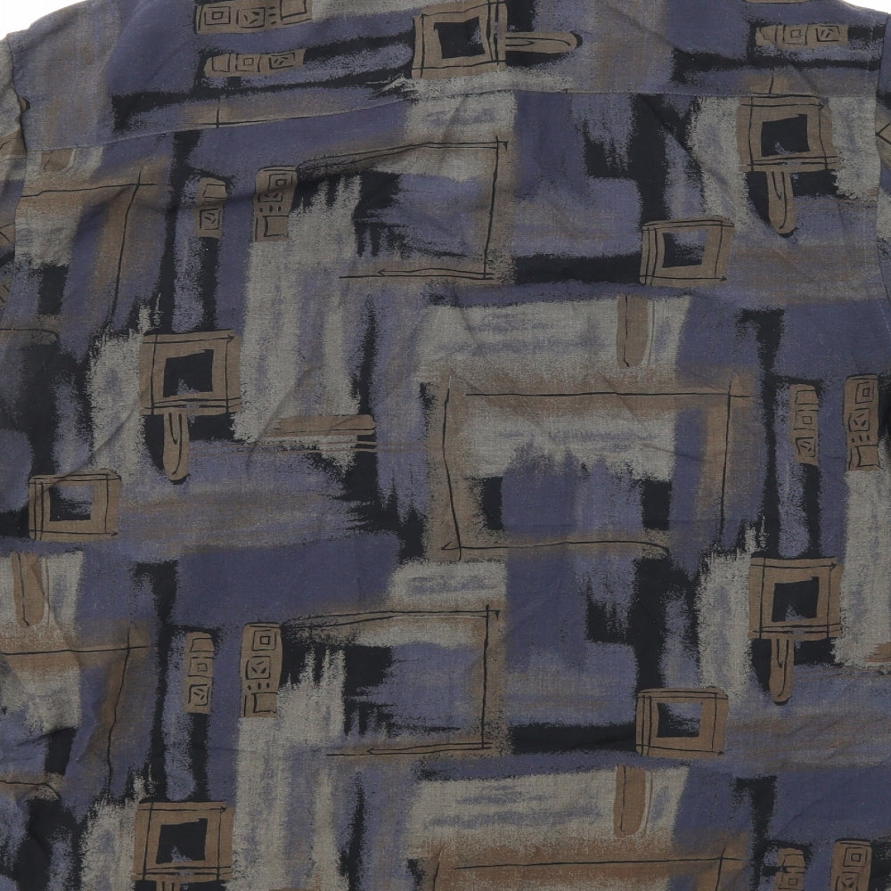 BHS Mens Multicoloured    Button-Up Size M