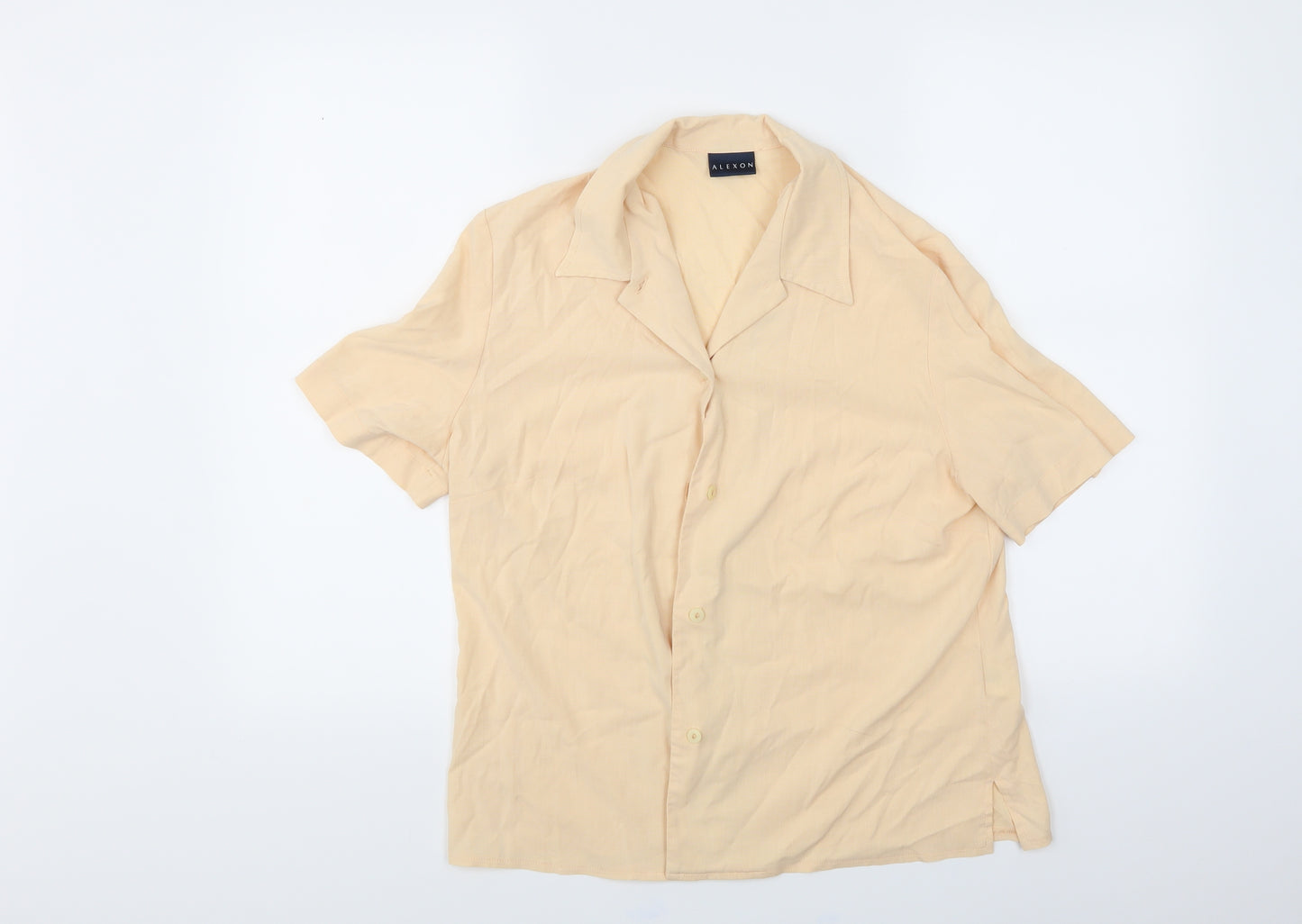 Alexon Womens Beige   Basic Button-Up Size 14